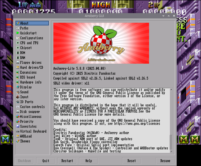 Amiberry GUI