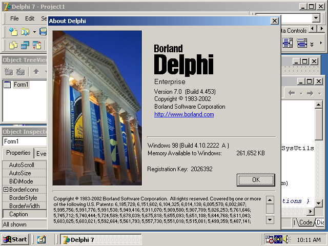 Borland Delphi 7.0